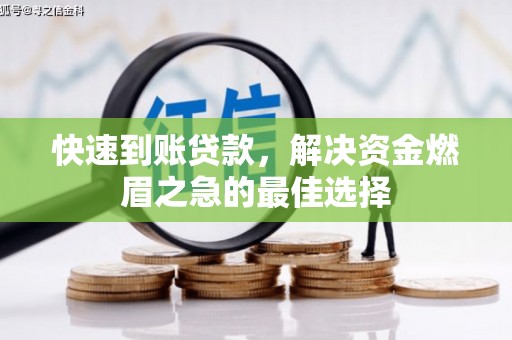 宛城快速到账贷款，解决资金燃眉之急的最佳选择