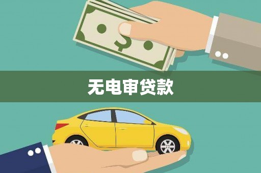 单县无电审贷款