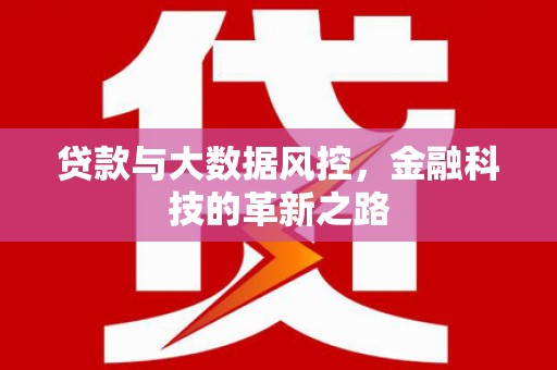 头份贷款与大数据风控，金融科技的革新之路