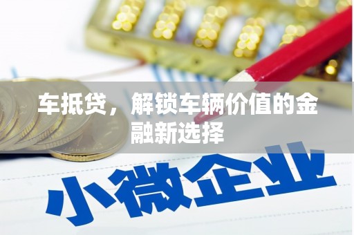 阜宁车抵贷，解锁车辆价值的金融新选择