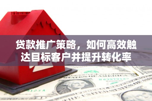 武江贷款推广策略，如何高效触达目标客户并提升转化率