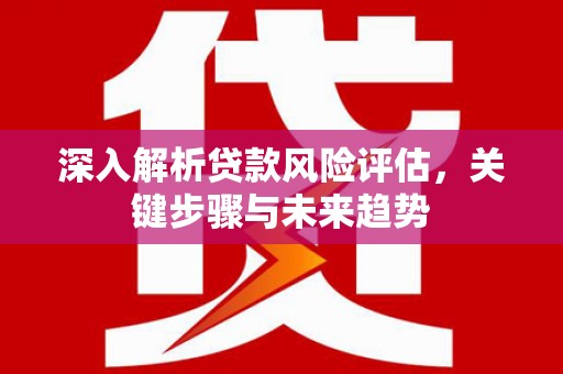 左镇深入解析贷款风险评估，关键步骤与未来趋势