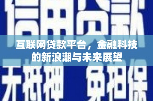 立山互联网贷款平台，金融科技的新浪潮与未来展望