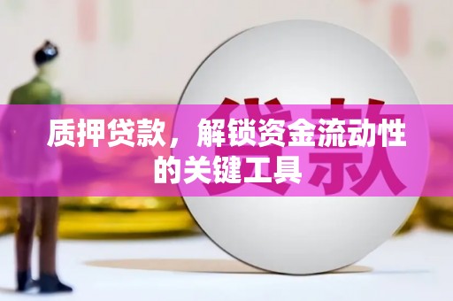 公主岭质押贷款，解锁资金流动性的关键工具