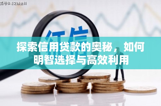 乌什探索信用贷款的奥秘，如何明智选择与高效利用