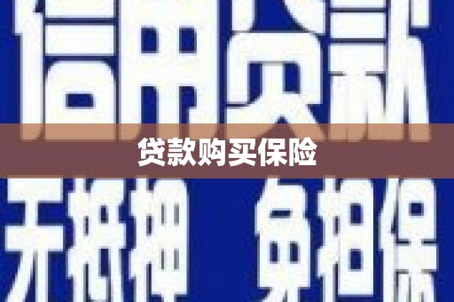 阆中贷款购买保险