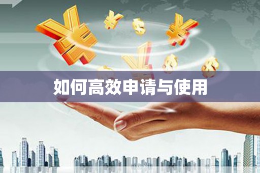 蔡甸如何高效申请与使用